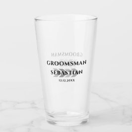Groomsman Wedding Gift Persoonlijk Glas