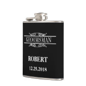 Groomsman Wedding Heupfles (Links)