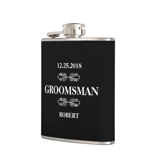 Groomsman Wedding Heupfles (Links)