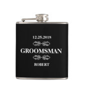 Groomsman Wedding Heupfles (Voorkant)