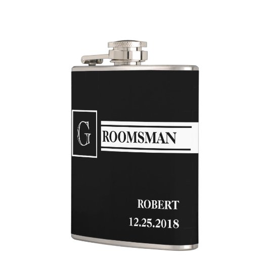 Groomsman Wedding Heupfles (Links)