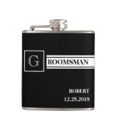 Groomsman Wedding Heupfles (Voorkant)