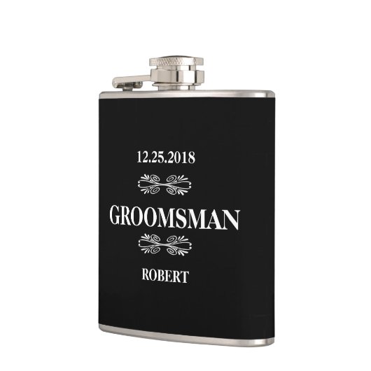 Groomsman Wedding Heupfles (Links)