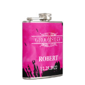 Groomsman Wedding Hip Flask Heupfles (Rechts)