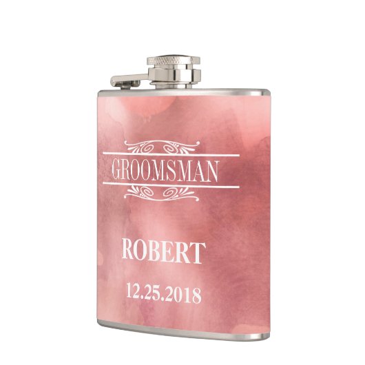 Groomsman Wedding Hip Flask Heupfles (Links)