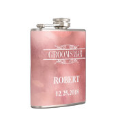 Groomsman Wedding Hip Flask Heupfles (Rechts)