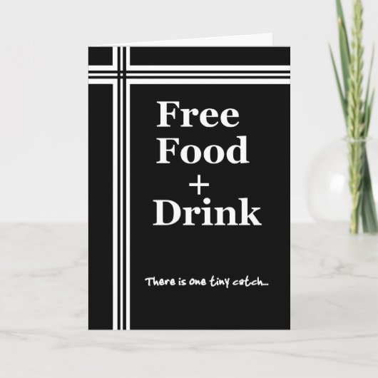 GROOMSMAN Wedding Invite - FUNNY (Voorkant)