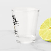 GROOMSMAN WEDDING PARTY SHOT GLASS GLAS (Rechts)