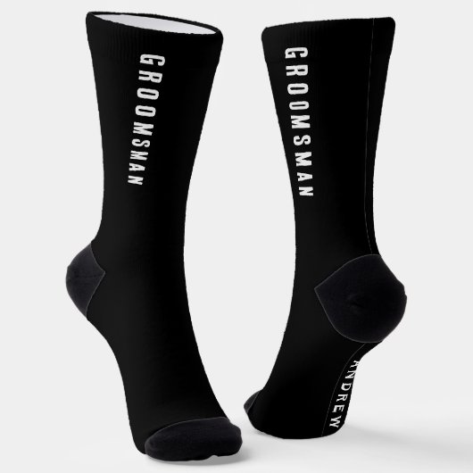 Groomsman Wedding Party Socks Sokken (Gebogen)