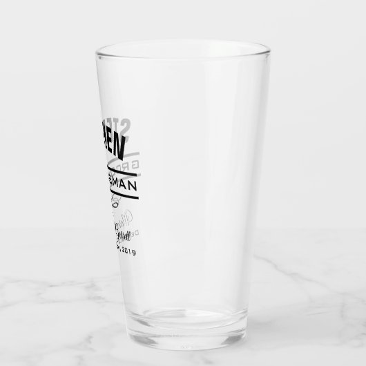 GROOMSMAN WEDDING PARTY TUMBLER GLASS (Links)