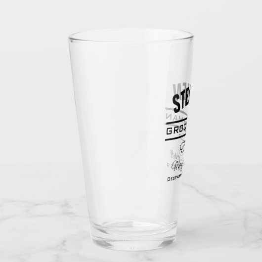 GROOMSMAN WEDDING PARTY TUMBLER GLASS (Rechts)
