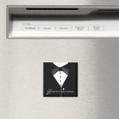 Groomsman Wedding Tuxedo Magneet (Insitu (Vaatwasser))