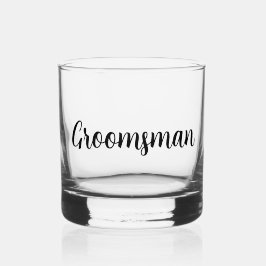 Groomsman Wedding Whisky Glas