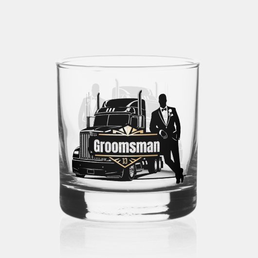 Groomsman Whisky Glas (Voorkant)