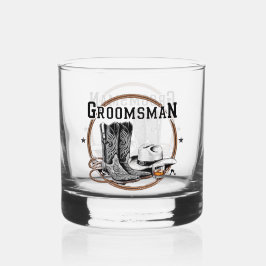 Groomsman Whisky Glas