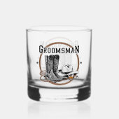 Groomsman Whisky Glas (Achterkant)