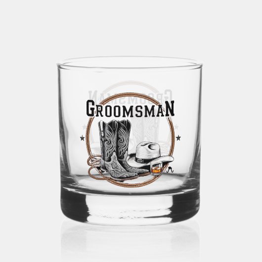 Groomsman Whisky Glas