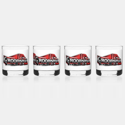 Groomsman Whisky Glas (Achterkant)