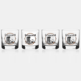 Groomsman Whisky Glas
