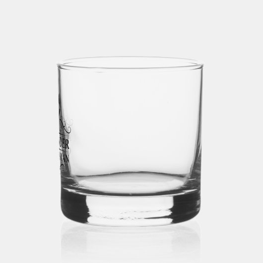 Groomsman Zwart Stropdas Shot Whisky Glas (Links)