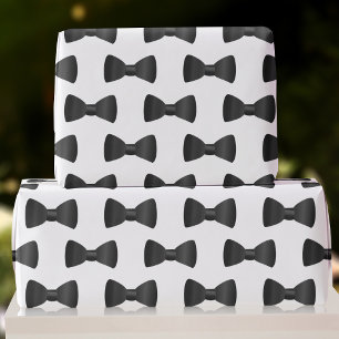 Groomsman zwart-wit Stropdas — Verpakkingspapier Cadeaupapier