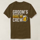Groomsmen Bache T-shirt (Design voorkant)