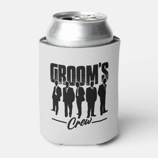 Groomsmen Bachelor Party Blikjeskoeler (Blikje Voorkant)