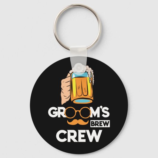 Groomsmen Bachelor Party Sleutelhanger (Voorkant)