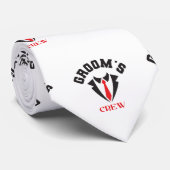 Groomsmen Bachelor Party Stropdas (Opgerold)