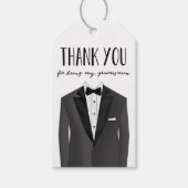 Groomsmen Bedankt Cadeau Labels Cadeaulabel (Voorkant)