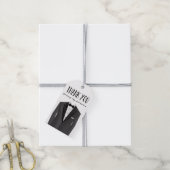 Groomsmen Bedankt Cadeau Labels Cadeaulabel (Met Touw)