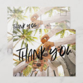 Groomsmen Best Man Weddenschap Foto bedankt Briefkaart (Voorkant / Achterkant)