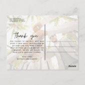 Groomsmen Best Man Weddenschap Foto bedankt Briefkaart (Achterkant)