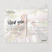 Groomsmen Beste Man Foto Bruiloft Dank u Briefkaart (Achterkant)