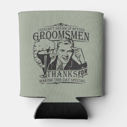 Groomsmen Blikjeskoeler (Achterkant)