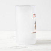 Groomsmen Gift 16 oz Frosted Beer Mok (Center)