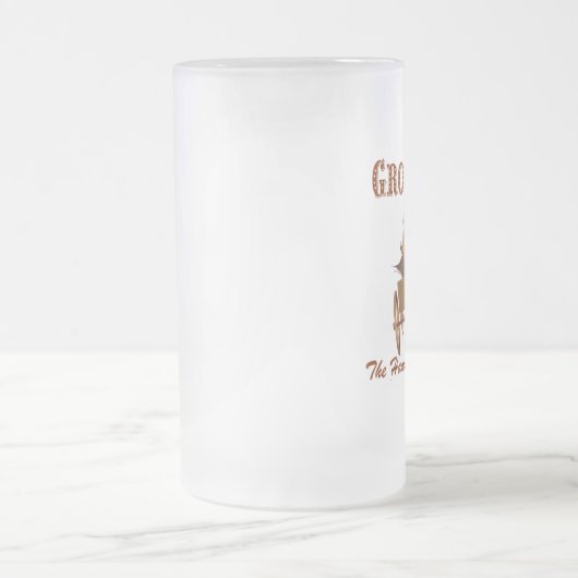 Groomsmen Gift 16 oz Frosted Beer Mok (Center)