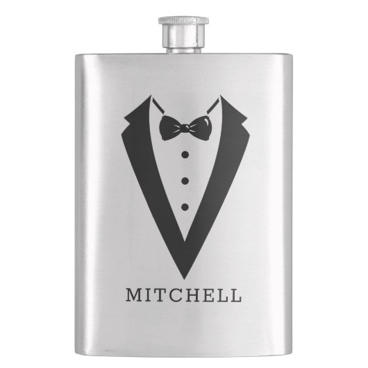 Groomsmen Gift Flask Persoonlijke cadeau Flacon (Voorkant)