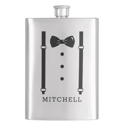 Groomsmen Gift Flask Persoonlijke cadeau Flacon (Voorkant)