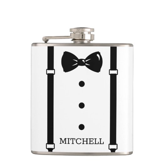 Groomsmen Gift Flask Persoonlijke cadeau Heupfles (Voorkant)