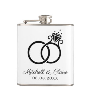 Groomsmen Gift Flask Persoonlijke cadeau Heupfles