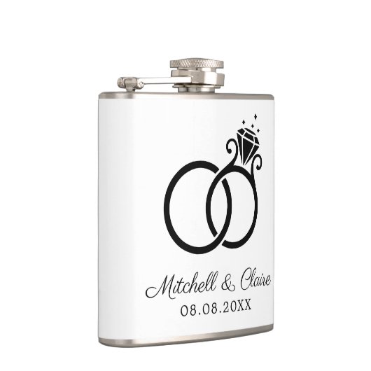 Groomsmen Gift Flask Persoonlijke cadeau Heupfles (Rechts)
