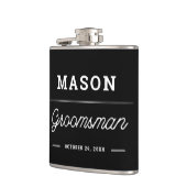 Groomsmen Gift gepersonaliseerde fles Heupfles (Links)
