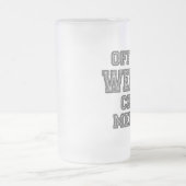 Groomsmen Gift Glass Beer Stein Matglas Bierpul (Center)