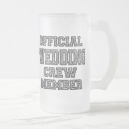 Groomsmen Gift Glass Beer Stein Matglas Bierpul