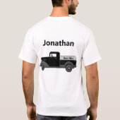 Groomsmen Gifts Old Truck T-shirt (Achterkant)