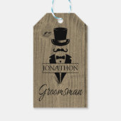 Groomsmen Gifts Wedding Cadeaulabel (Achterkant)
