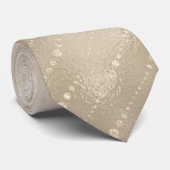 Groomsmen Golden Tan Wedding Stropdas (Opgerold)