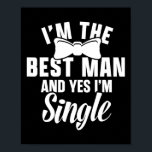 Groomsmen Groom Squat Mannen Bachelor Supplies Par Poster<br><div class="desc">Groomsmen Groom Squat Mannen Bachelor Supplies Party Weddenschap</div>