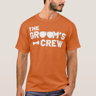 Groomsmen Groom Squat Mannen Bachelor Supplies Par T-shirt